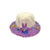 Beoje Kıds Kız Çocuk Şapkası Hasır Tavşan Figürlü Model ABKSP-0023