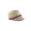 Beoje Kıds Kız Çocuk Şapka Yazlık Hasır Modelli Örgülü ve Renkli Kemer Tasarım ABKSP-0008